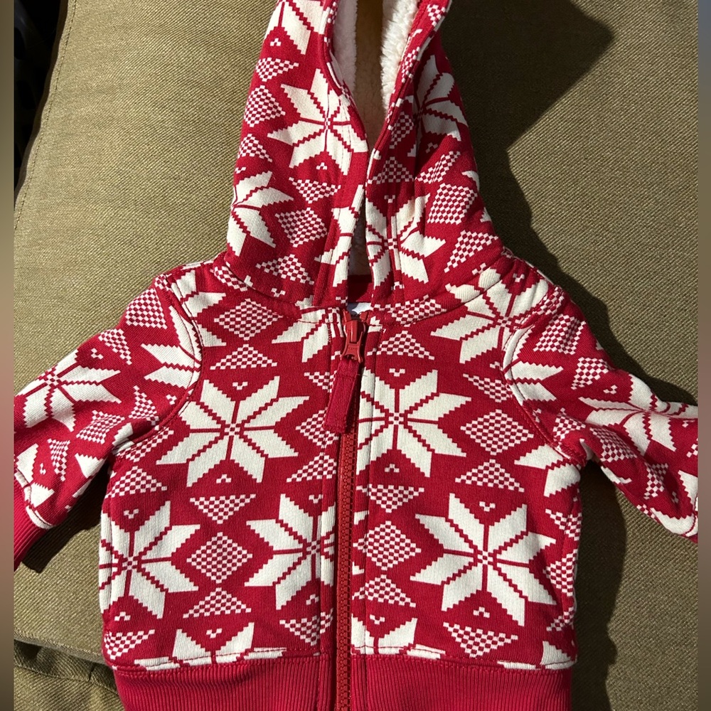 Hanna Anderson 0-3 Zip Sweatshirt